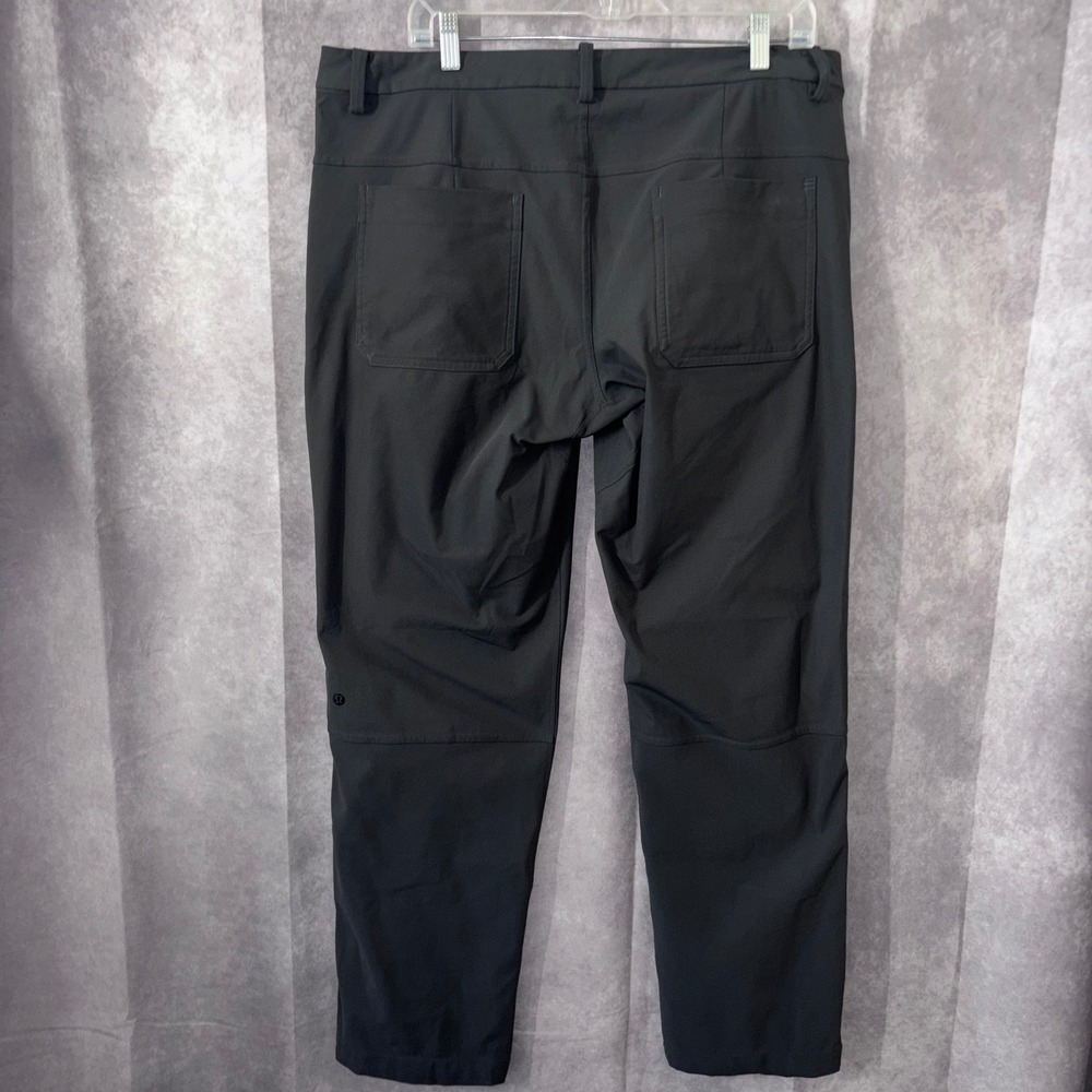 Lulululemon Men Size38 ABC Pants Warpstreme Commuter Dress Casual Charcoal Grey - Picture 2 of 7